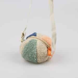 UON童裝-彩色毛絨球球單肩斜垮包