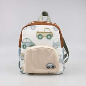 UON童裝-刺繡小汽車背包