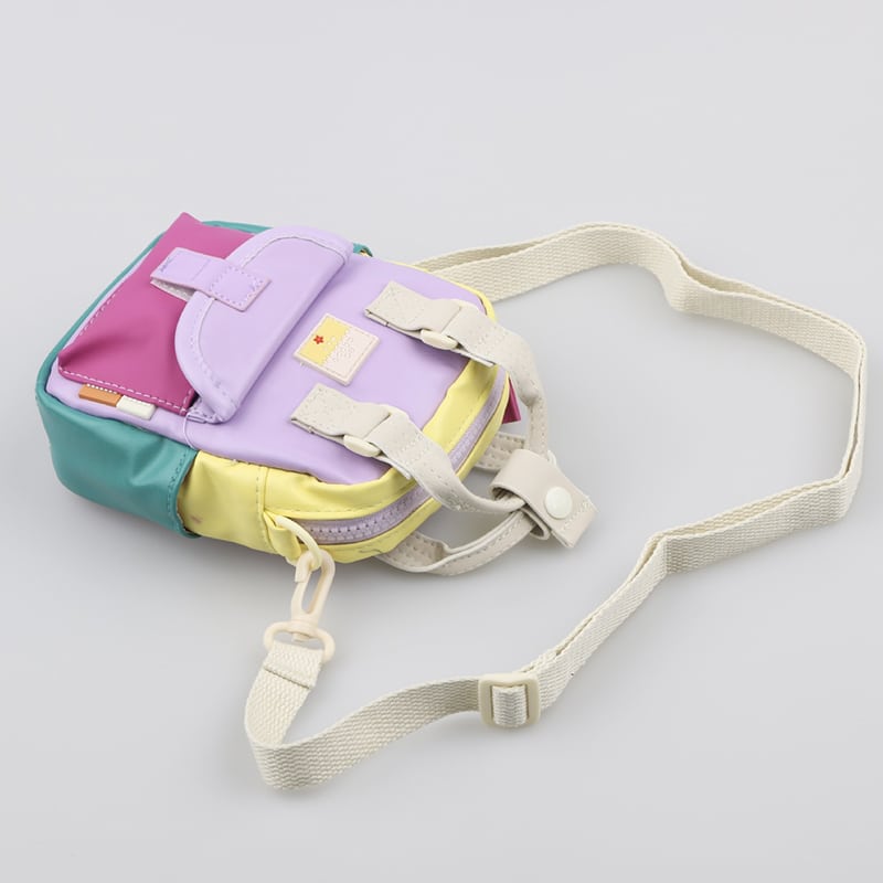 O1CN01VpMT2P1sPDZFQEejT 4178375758 0 cib UON童裝-甜甜圈彩色拼接兒童單肩包:圖片 8